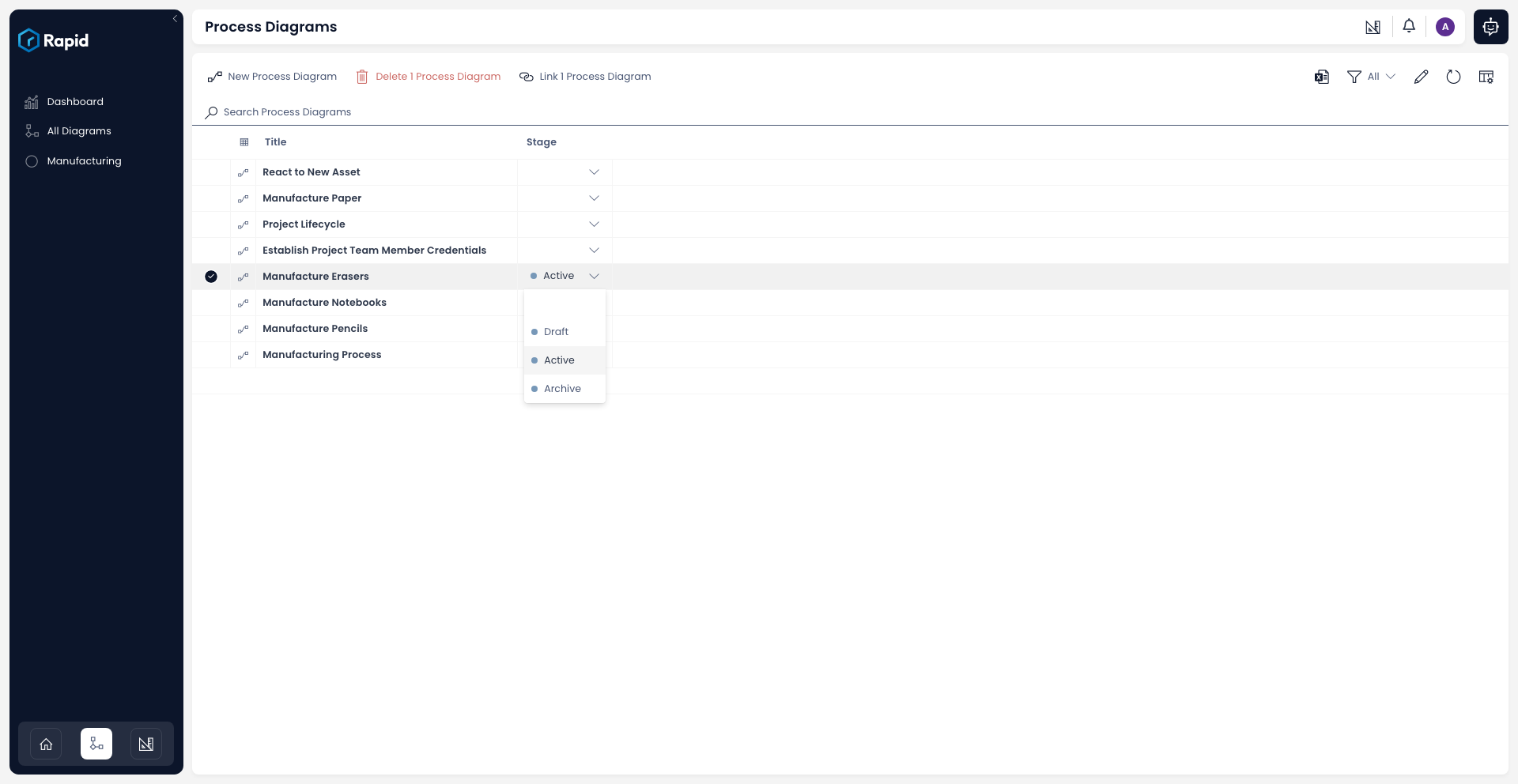 screenshot of Rapid Platform